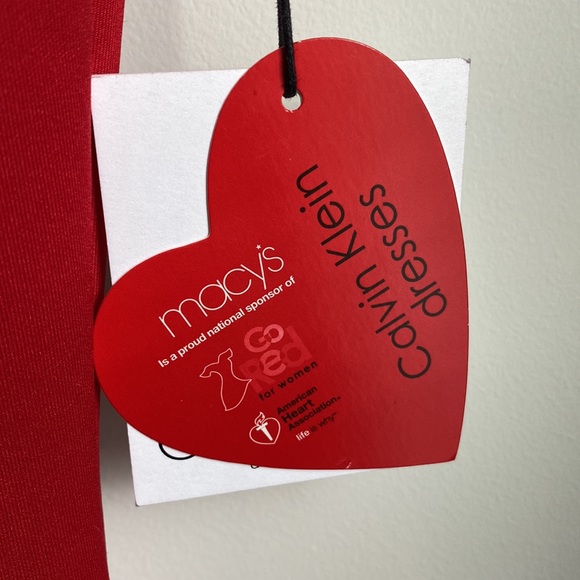 Calvin Klein Red Dress size 4 - Picture 4 of 10